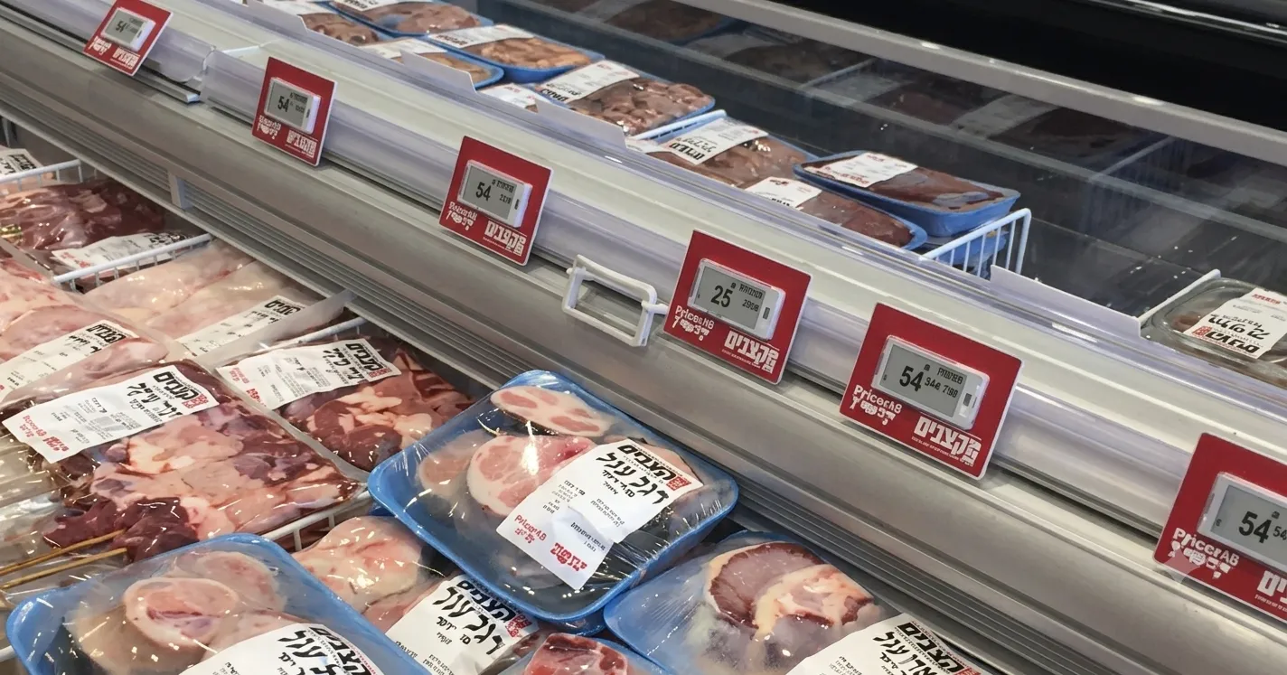 Auch bei Frischware: präzise und stets aktuelle Preisauszeichnung.