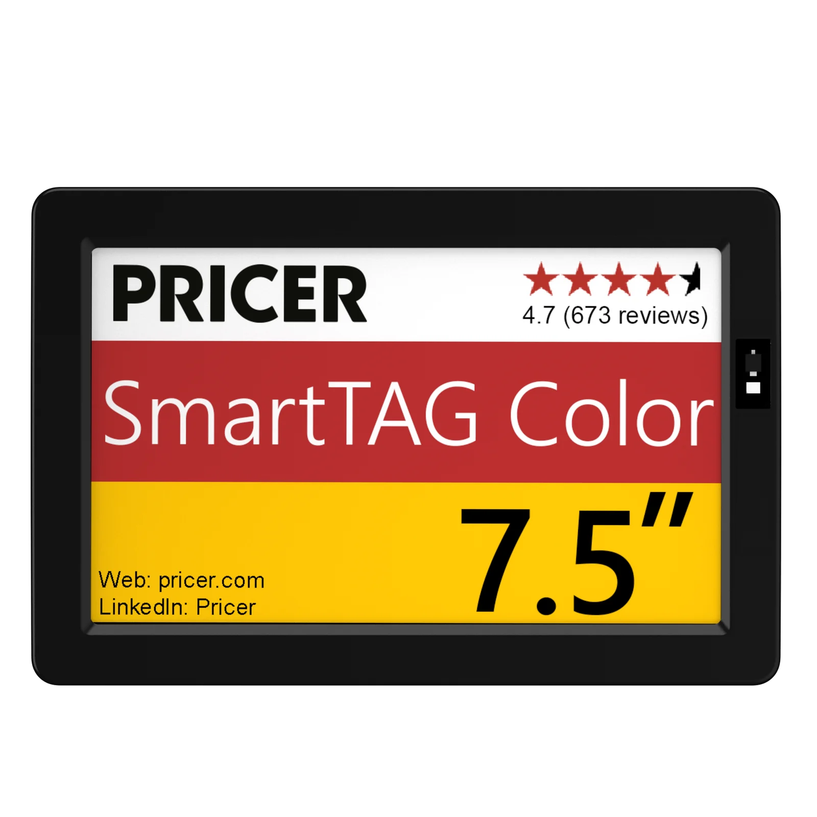 SmartTag Color 7.5, Black