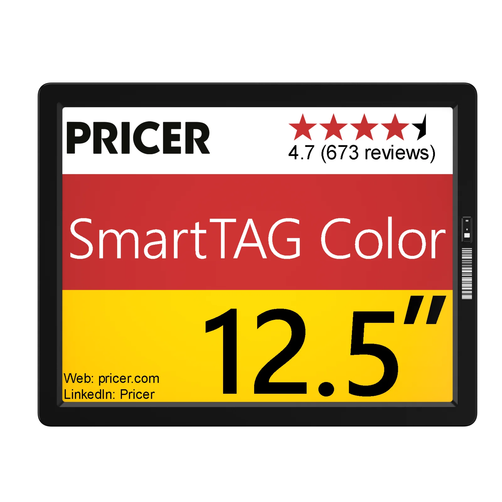 SmartTag Color 12.5, Black
