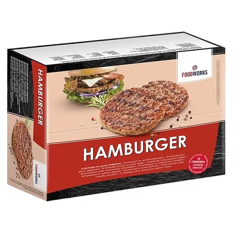 TK Foodworks Hamburgerfleisch 80g - 5kg