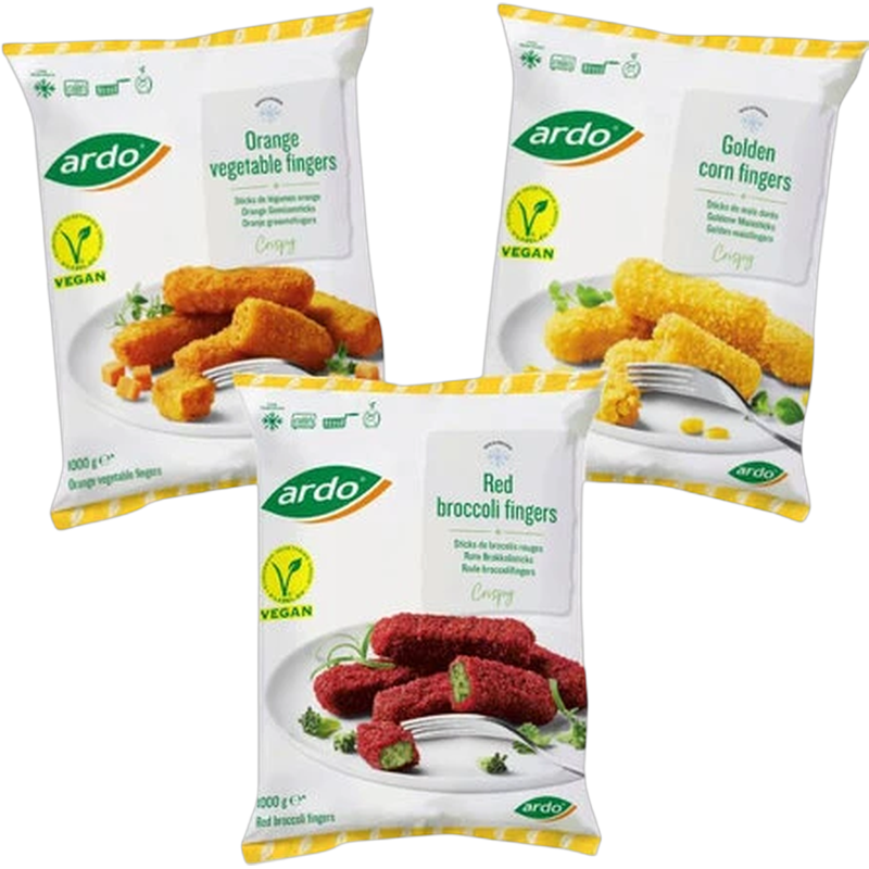 (X)TK Ardo Orange vegetable fingers/Gemüsestäbchen - 1kg